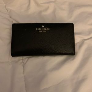 Like new authentic Kate Spade black wallet